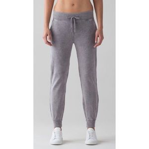 Lululemon Loop Back Joggers Gray Acid Rubber Dye